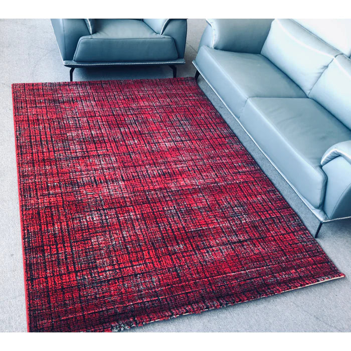 Feary G6600 Red Black Modern Rug