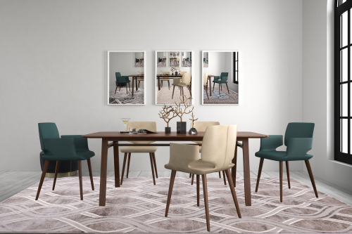 Sofia 9711A Vizon / Cream Modern Area Rug