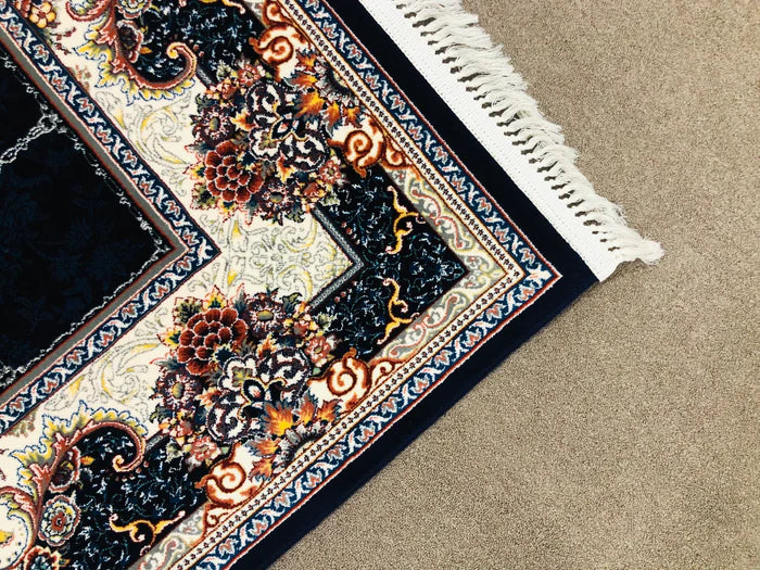 Zomorod 25039 Navy Traditional Rug