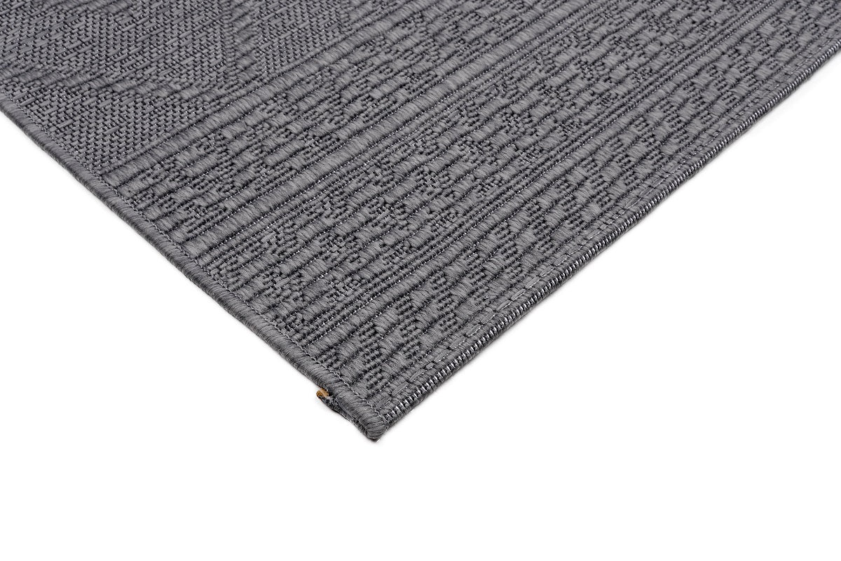 Sandra E7217 D.Grey Modern Area Rug For Living Room, Bedroom