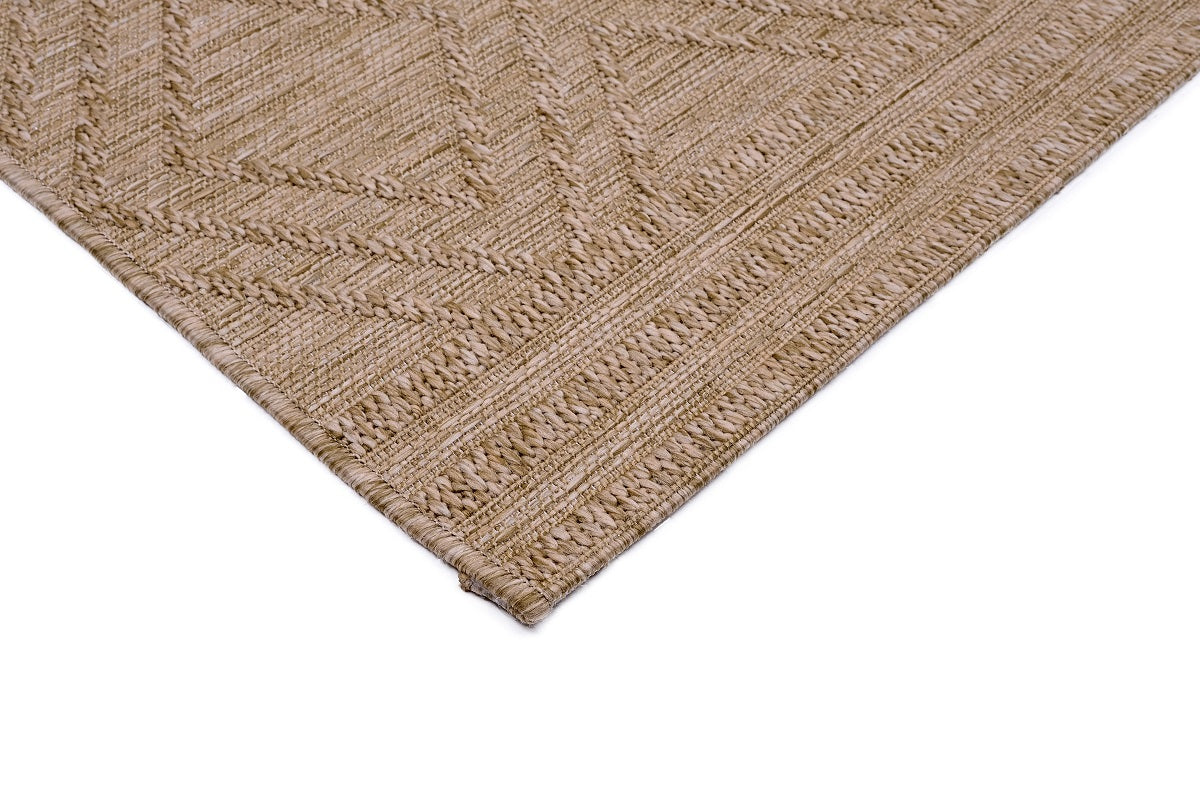 Sandra E7215 Beige Modern Area Rug For Living Room, Bedroom