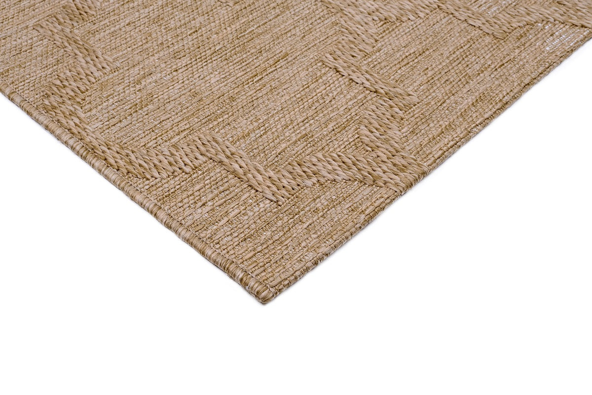 Sandra E7224 Beige Modern Area Rug For Living Room, Bedroom