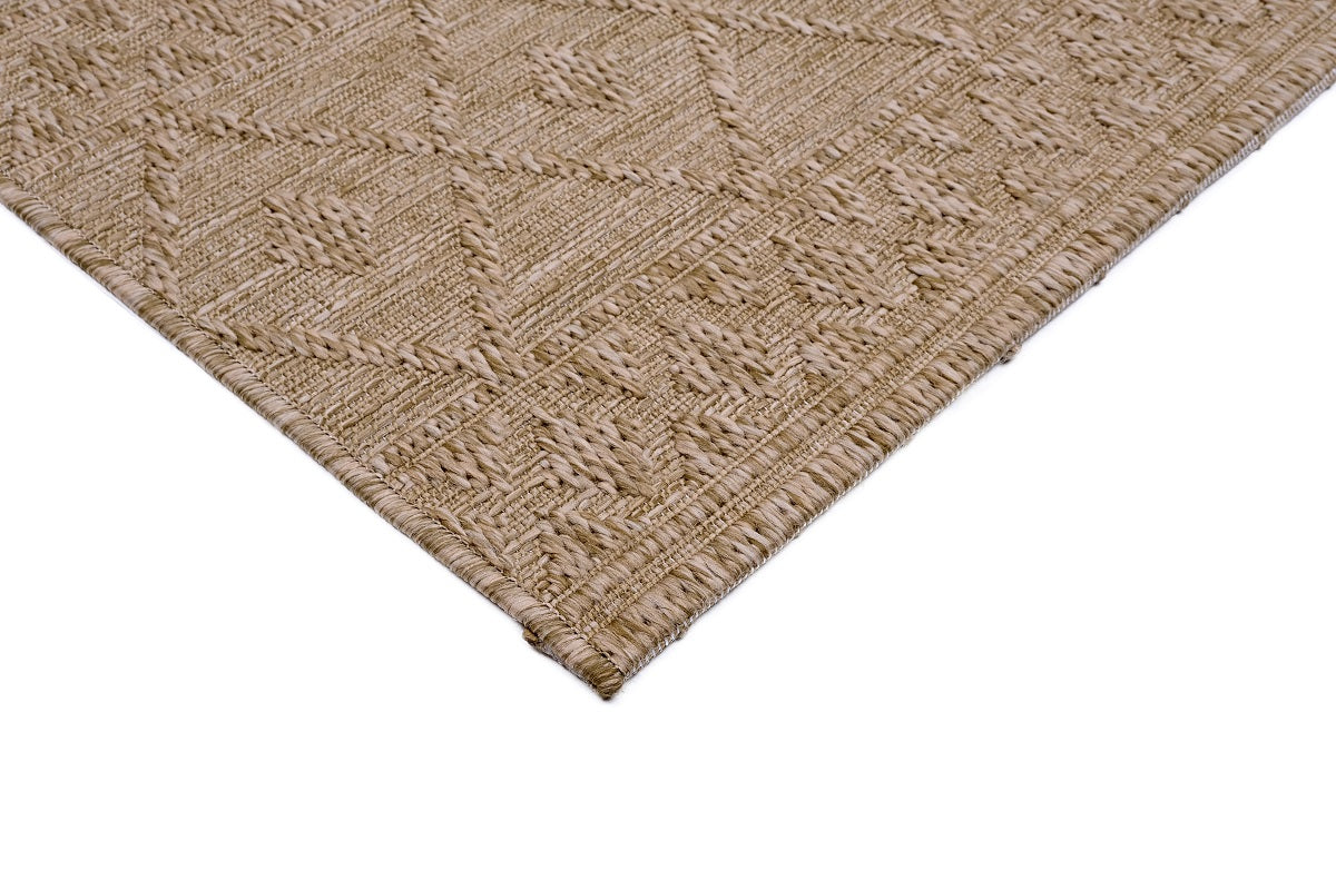 Sandra E7216 Beige Modern Area Rug For Living Room, Bedroom