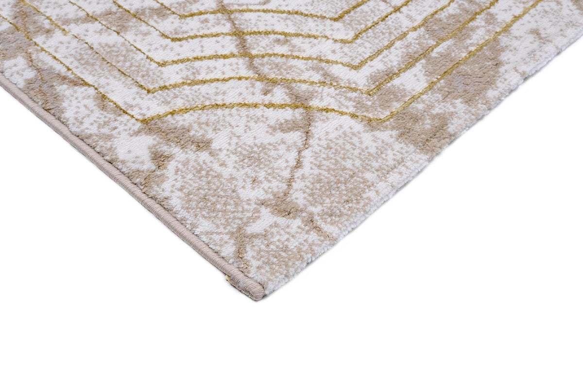 Almira He443 N.Beige Gold Modern Rug