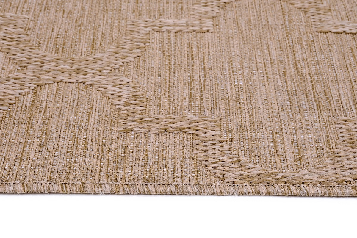 Sandra E7224 Beige Modern Area Rug For Living Room, Bedroom