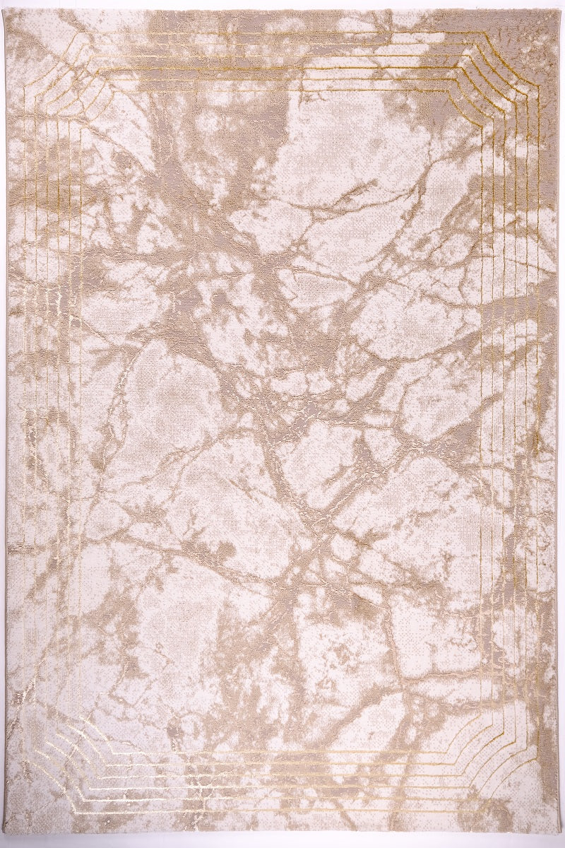 Almira He443 N.Beige Gold Modern Rug