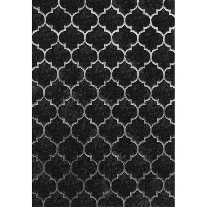 Glimmar 23085 Black/Silver Modern Rug