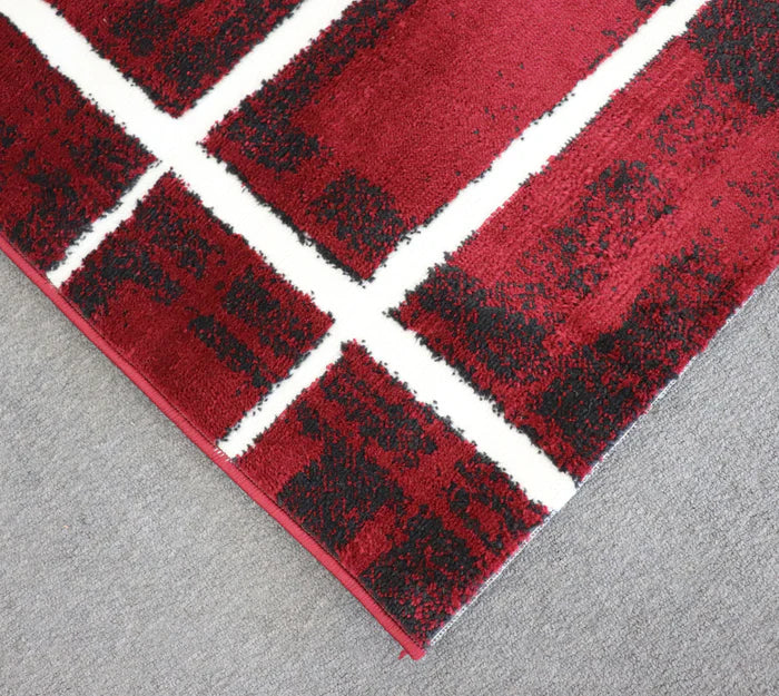 Promotion G9253 D.Red Anthracite Modern Rug