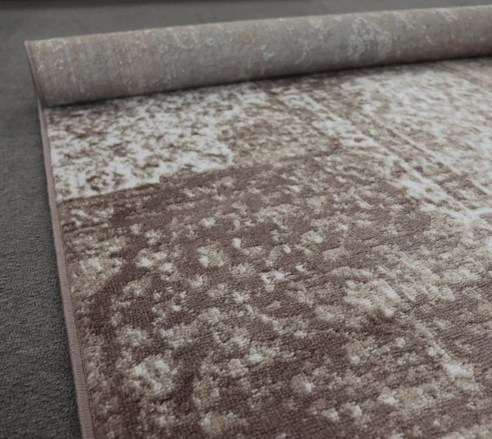 Promotion He271 D.Beige D.Brown Modern Rug