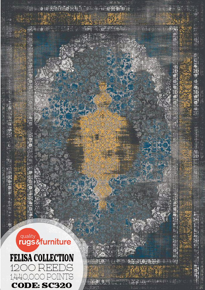 Felisa SC320 Persian Modern Traditional Rug Acrylic Tencel