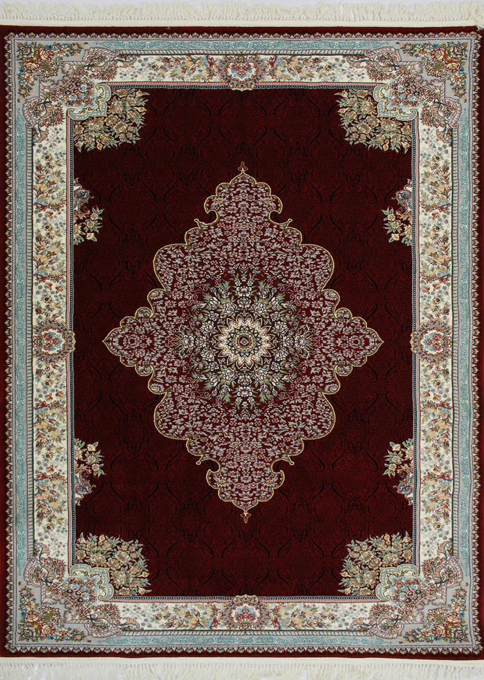 Mashhad 722593 Red Persian Traditional Rug