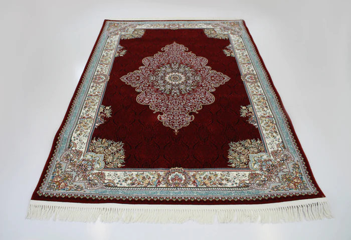 Mashhad 722593 Red Persian Traditional Rug