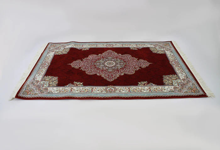 Mashhad 722593 Red Persian Traditional Rug