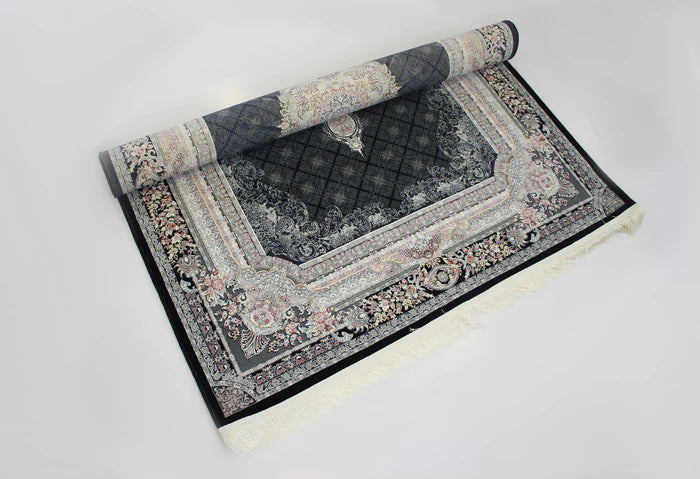 Timche 3184 Dark Blue Traditional Rug