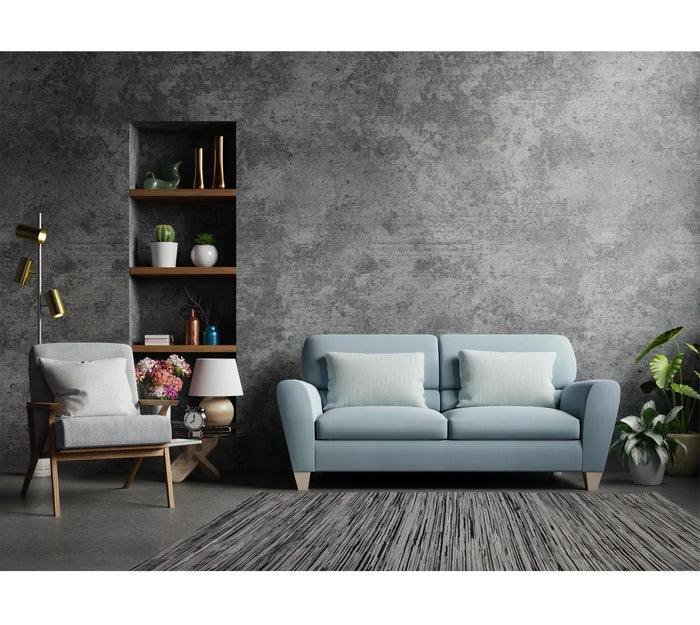 Sofia 9842A Grey/Black Modern Area Rug