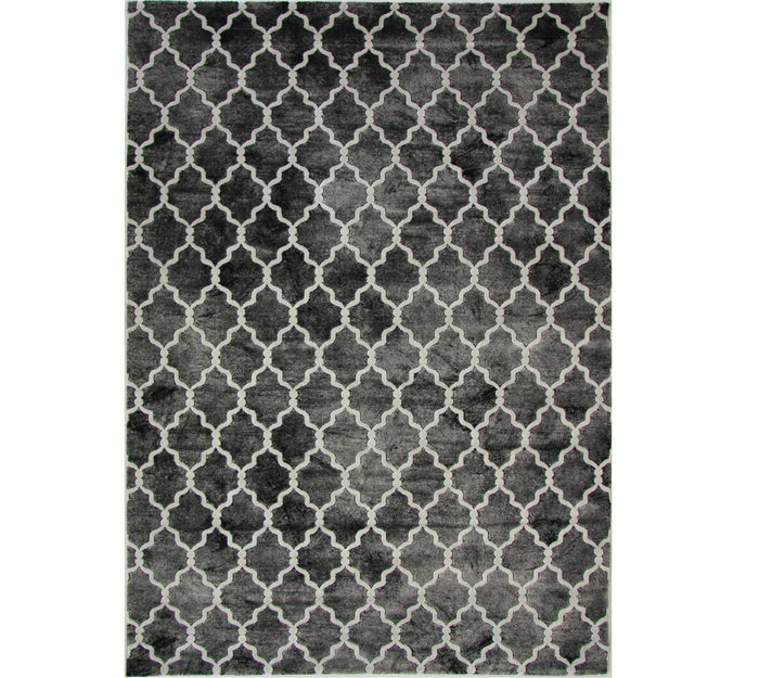 Sofia D063A D.Grey/Cream Modern Area Rug