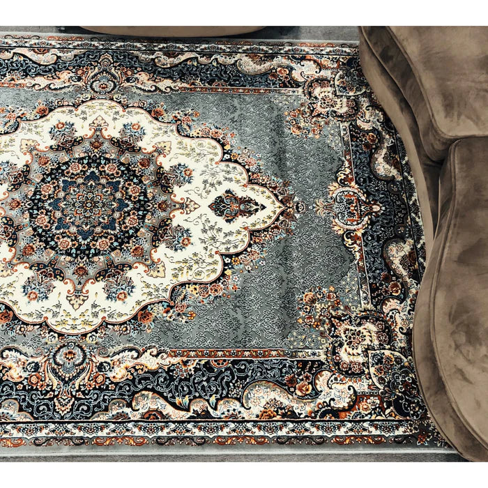 Zomorod 25038 Grey Traditional Rug