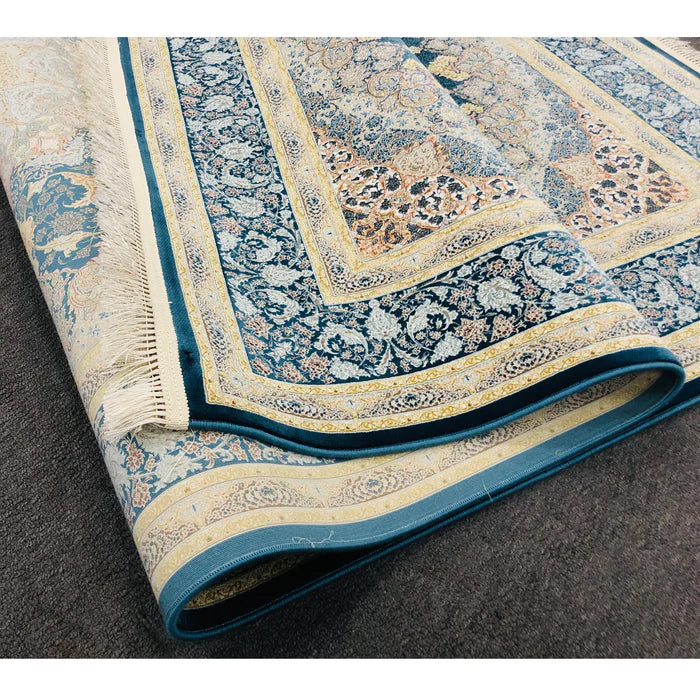 Zartosht 5252 Marin Blue Persian Traditional Rug