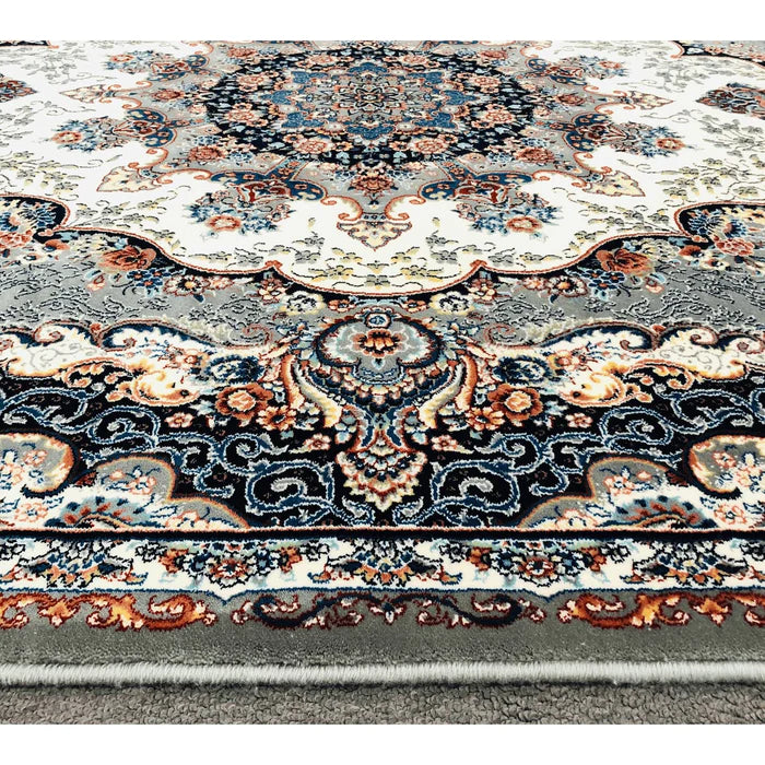 Zomorod 25038 Grey Traditional Rug