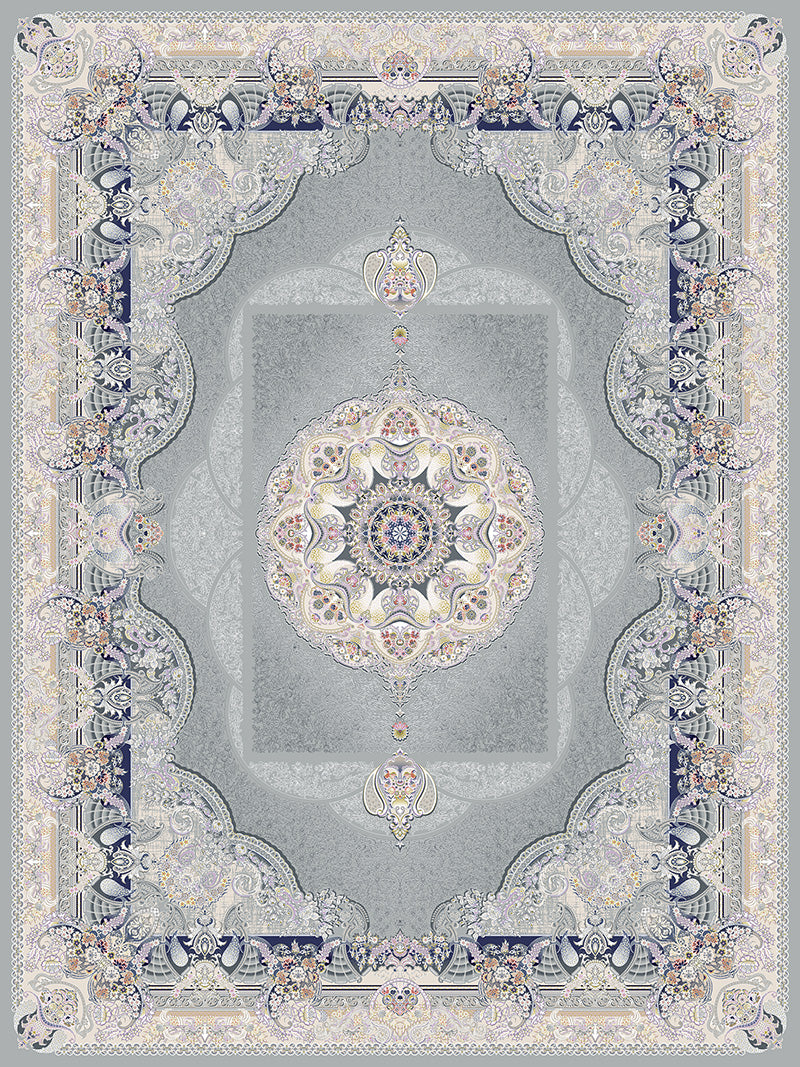 Persian Silver Rugs Abadis Traditional Persian Area Rug Silver – Amazing Rugs