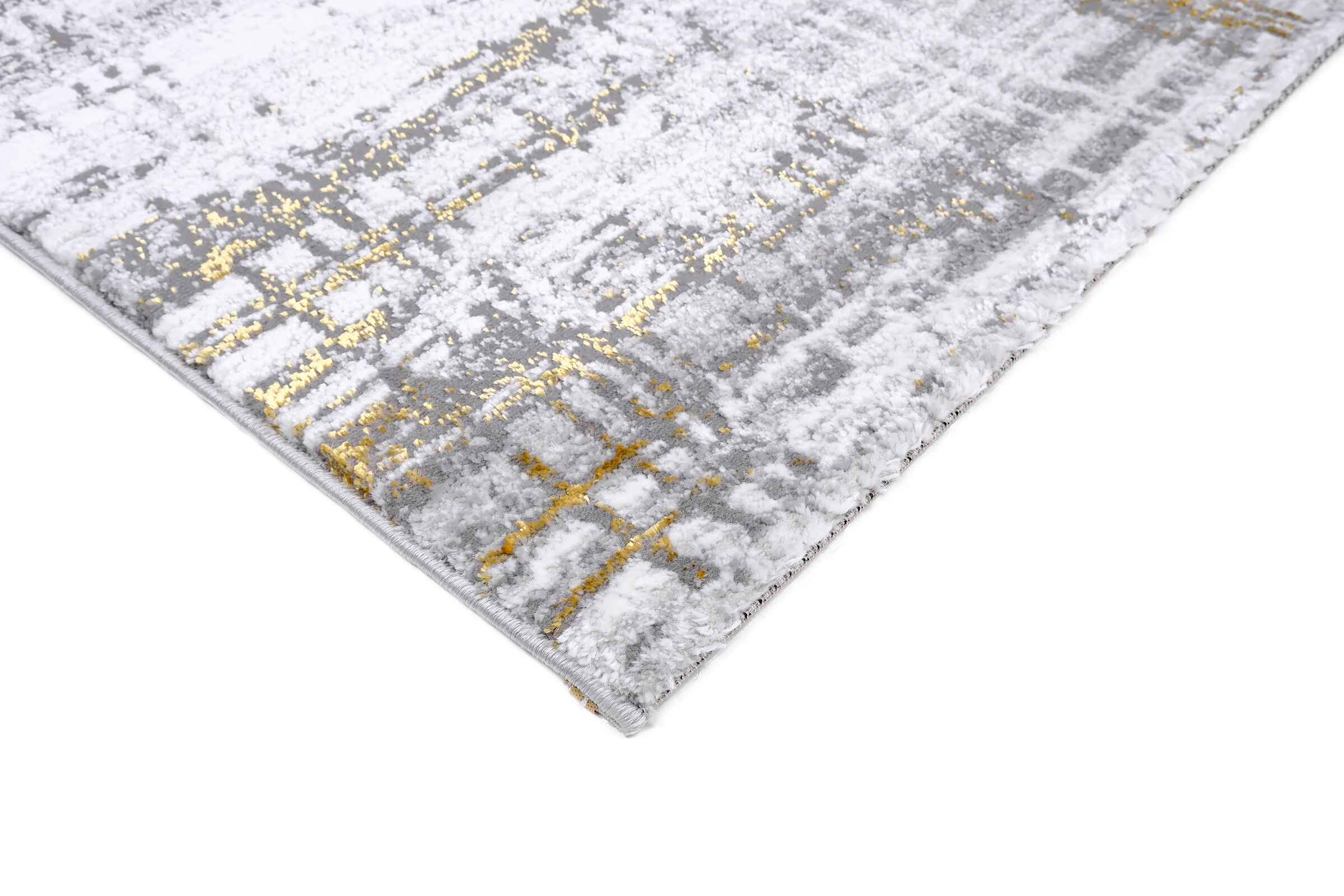 Marmaris D496A Grey/V.Gold Modern Area Rug