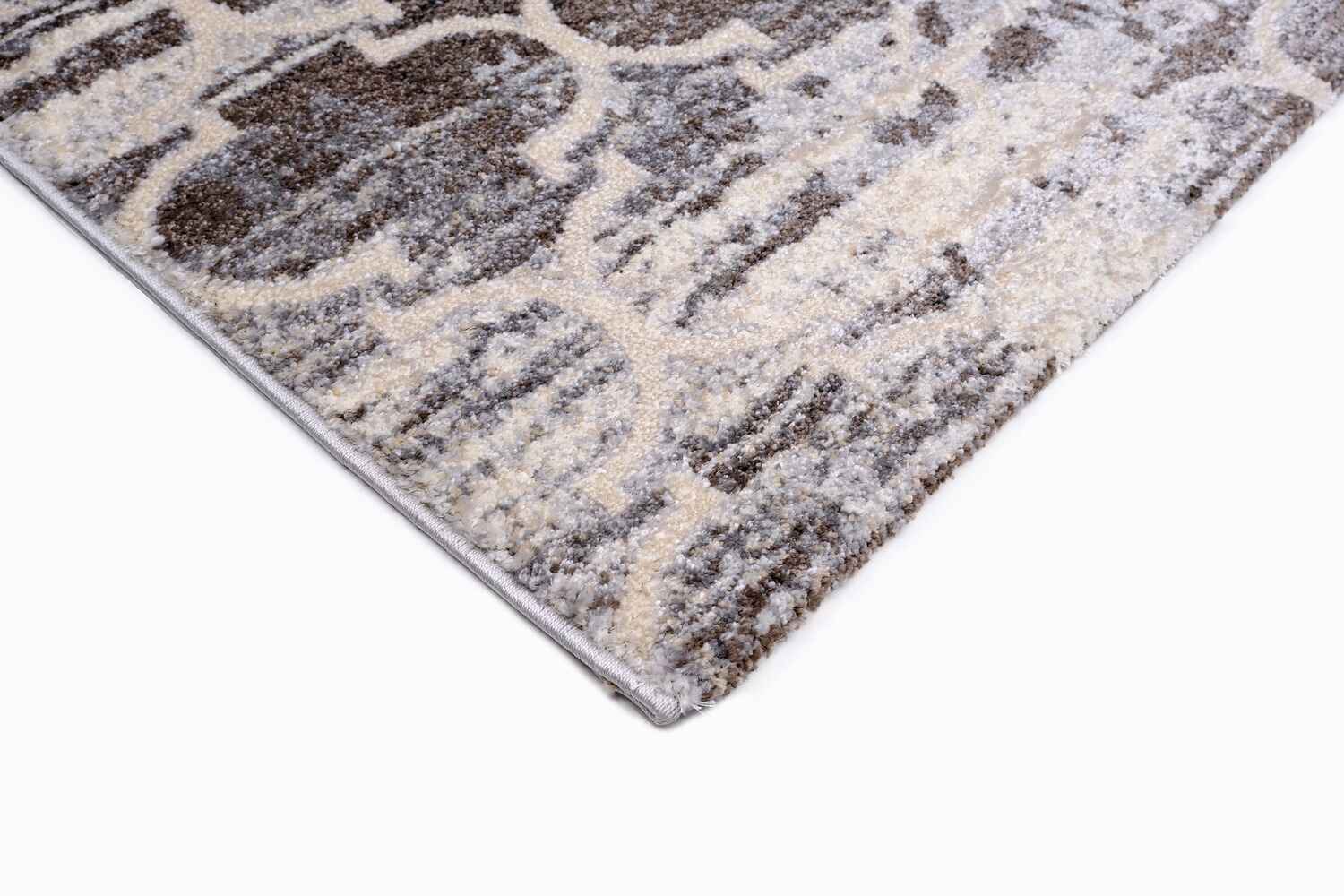 Tiger 3480B Dark Vizon / Light Grey Modern Area Rug