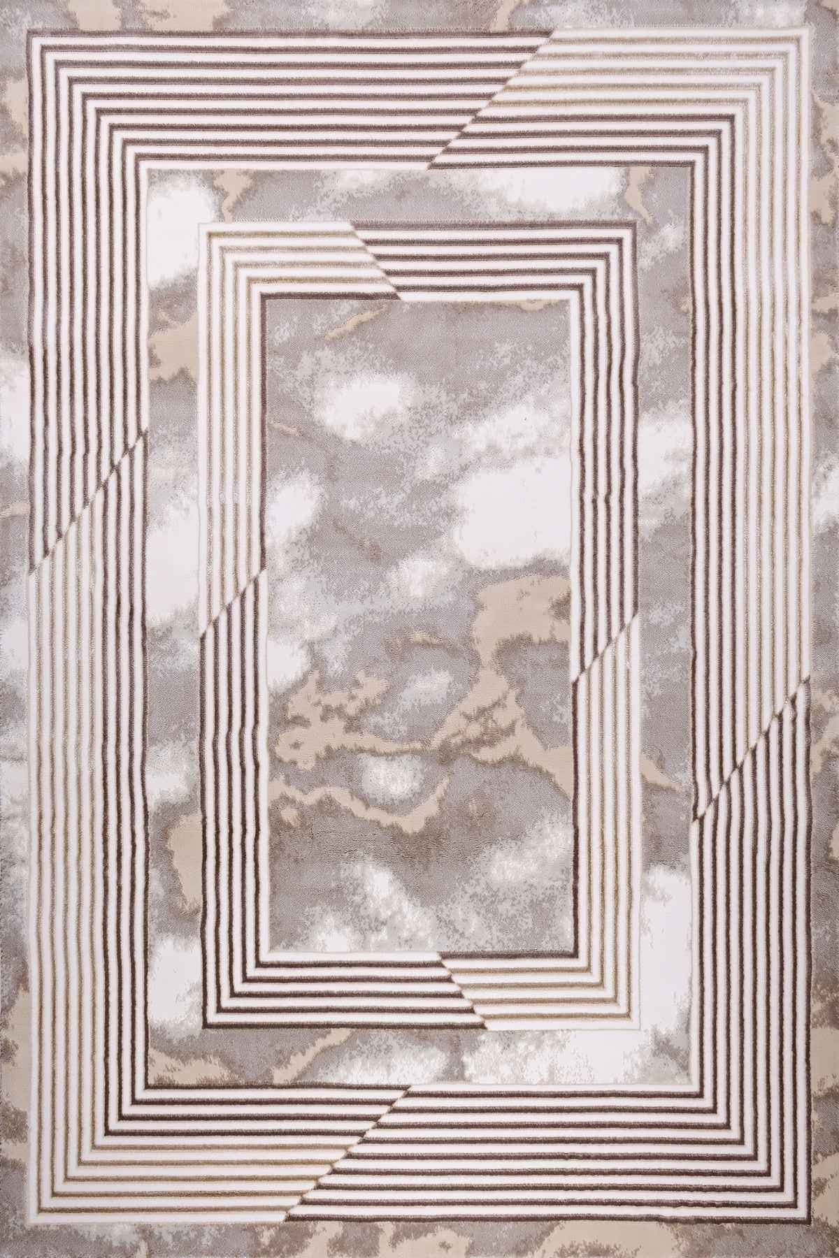 Marmaris E342B Beige/V.Beige Modern Area Rug