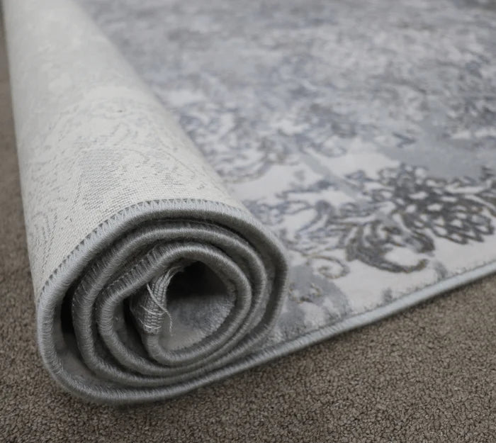 Zomorod 5117 Grey Traditional Rug