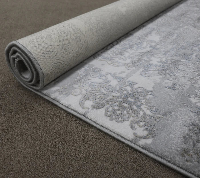 Zomorod 5117 Grey Traditional Rug